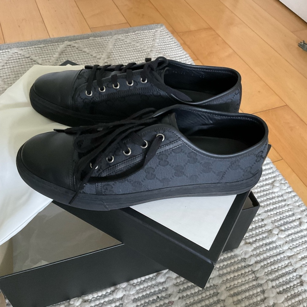 Men's Black Gucci Sneakers